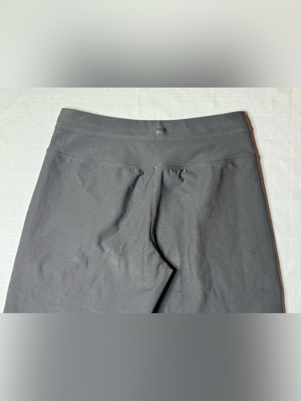 Lucy Women XS Charcoal Gray Wide Leg Capris Pants Fitness Yoga Active Wear - Picture 7 of 9